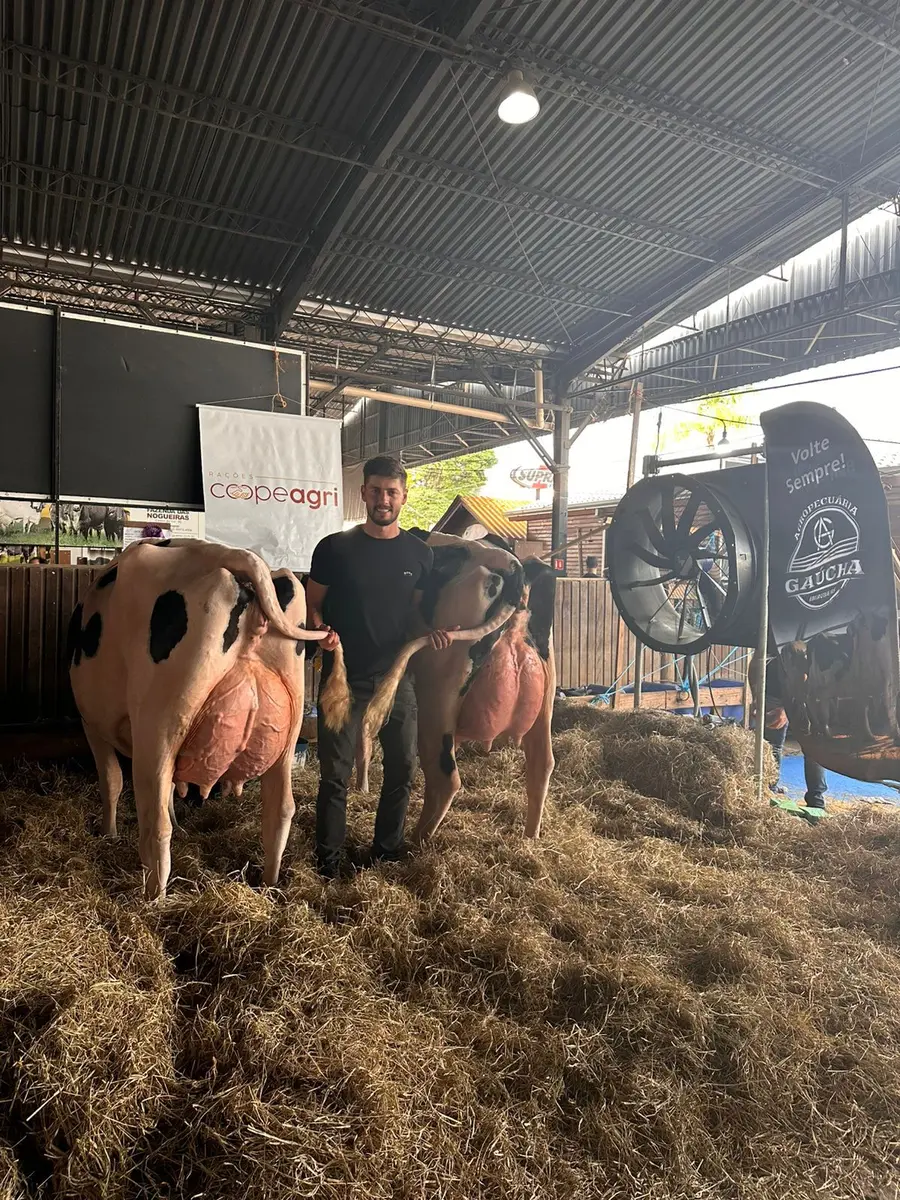 Expositor da Coopeagri conquista múltiplos prêmios na Fenasul Expoleite 2025